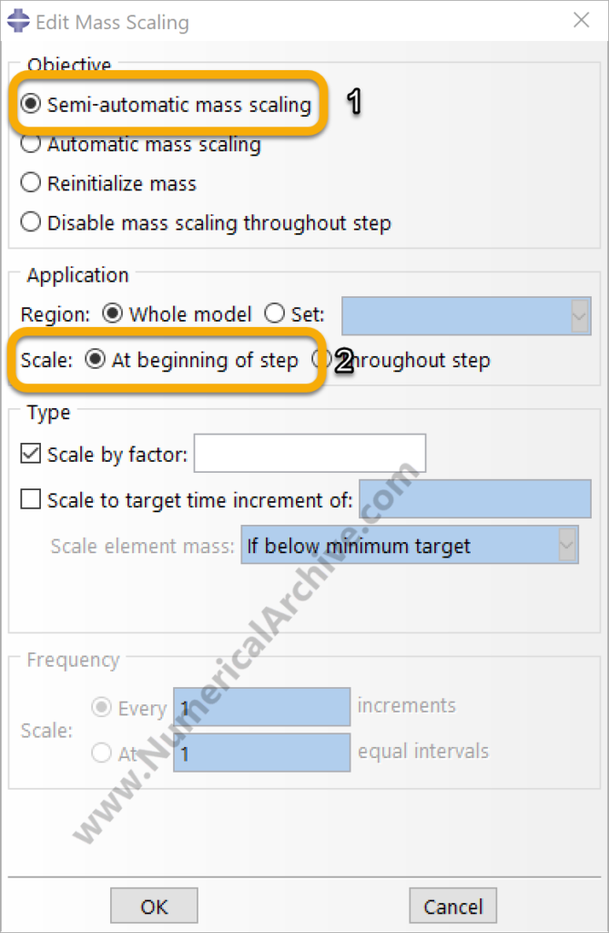 Mass Scaling in ABAQUS