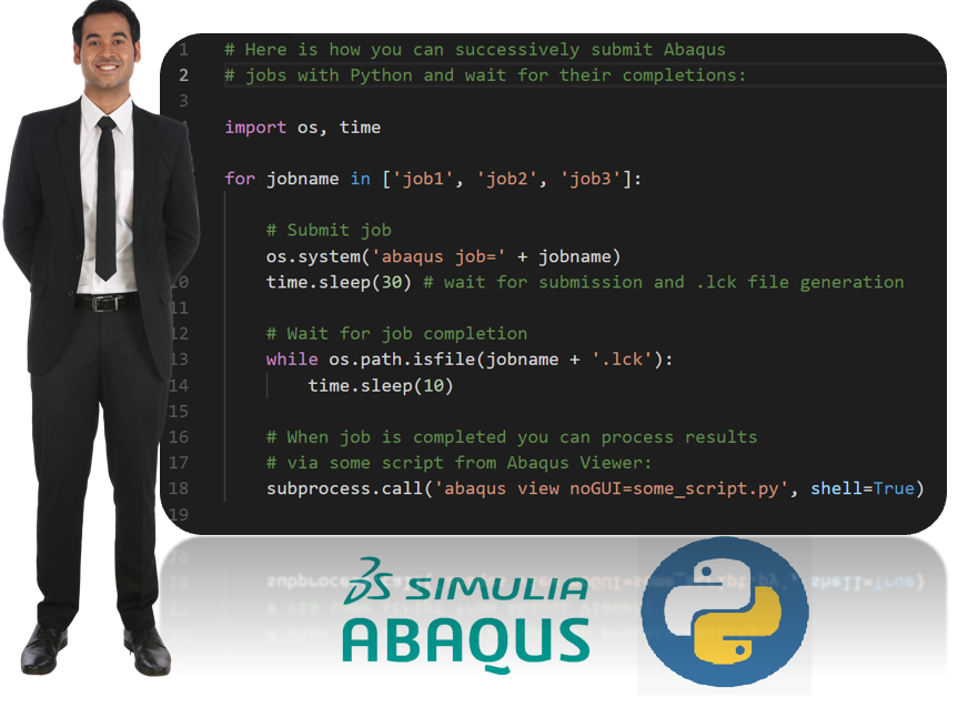 Application of python in ABAQUS