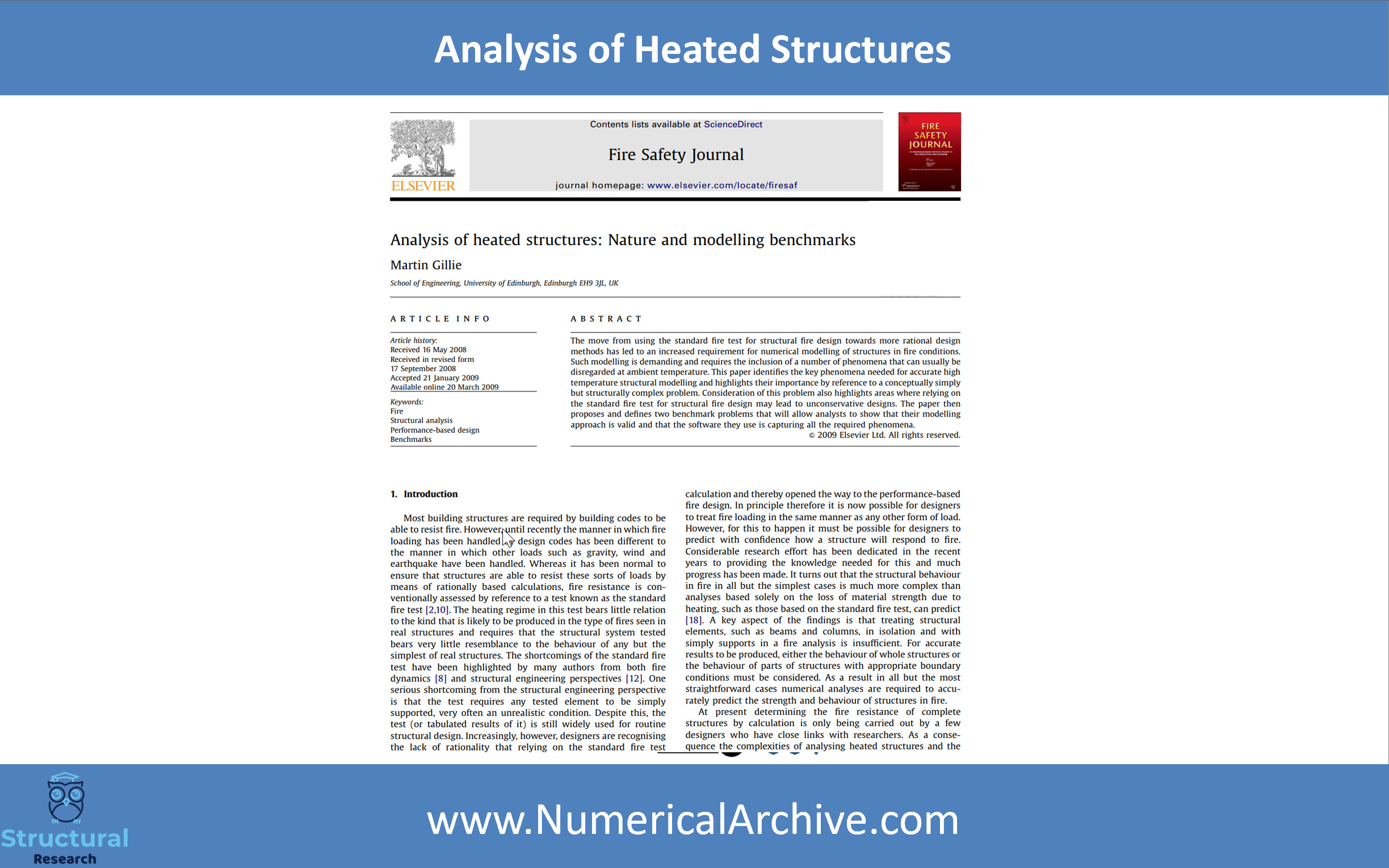 Thermal Analysis of Heated Steel Structures — ABAQUS Model thumbnail 4