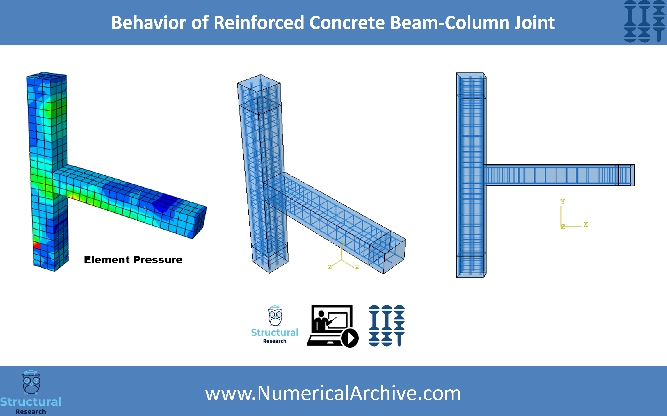 Reinforced Concrete T-Joint Behaviour — Validated ABAQUS Model thumbnail 3